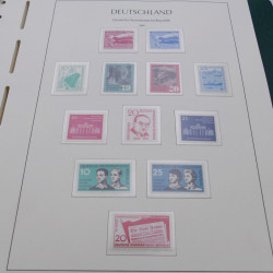 Collection timbres d'Allemagne DDR 1949-1990 complet en 4 albums Leuchtturm.