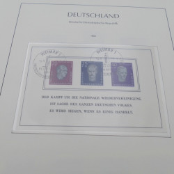 Collection timbres d'Allemagne DDR 1949-1990 complet en 4 albums Leuchtturm.