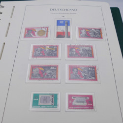 Collection timbres d'Allemagne DDR 1949-1990 complet en 4 albums Leuchtturm.