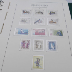 Collection timbres d'Allemagne DDR 1949-1990 complet en 4 albums Leuchtturm.