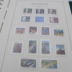 Collection timbres d'Allemagne DDR 1949-1990 complet en 4 albums Leuchtturm.