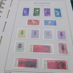 Collection timbres d'Allemagne DDR 1949-1990 complet en 4 albums Leuchtturm.