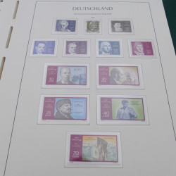 Collection timbres d'Allemagne DDR 1949-1990 complet en 4 albums Leuchtturm.