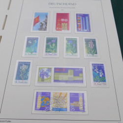 Collection timbres d'Allemagne DDR 1949-1990 complet en 4 albums Leuchtturm.