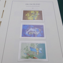 Collection timbres d'Allemagne DDR 1949-1990 complet en 4 albums Leuchtturm.