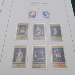 Collection timbres d'Allemagne DDR 1949-1990 complet en 4 albums Leuchtturm.