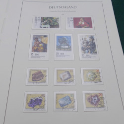 Collection timbres d'Allemagne DDR 1949-1990 complet en 4 albums Leuchtturm.