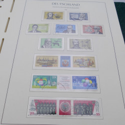 Collection timbres d'Allemagne DDR 1949-1990 complet en 4 albums Leuchtturm.