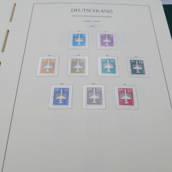 Collection timbres d'Allemagne DDR 1949-1990 complet en 4 albums Leuchtturm.