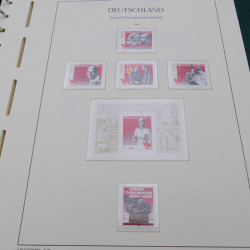 Collection timbres d'Allemagne DDR 1949-1990 complet en 4 albums Leuchtturm.