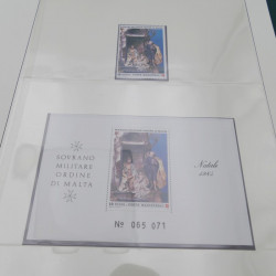 Collection timbres d'Ordre de Malte 1966-2012 complet en 6 albums.