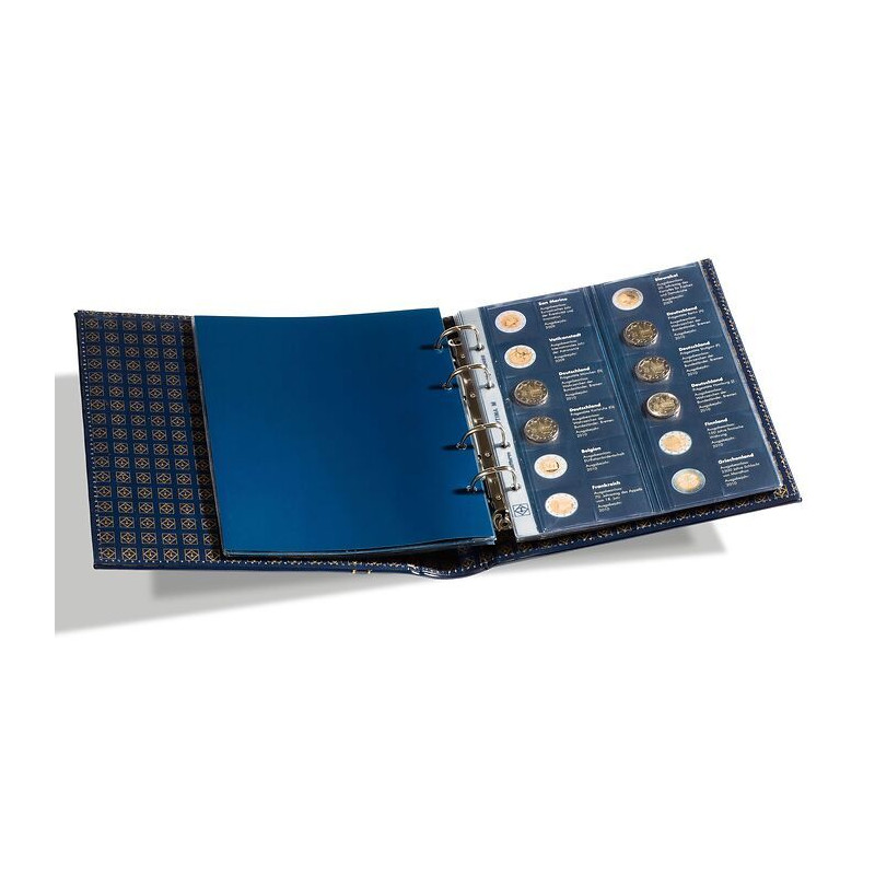 Album Pour Pièces De 2 Euros Commémoratives - 48 Places, Format Poche 115x160x20 Mm, Avec Inserts PVC - 7