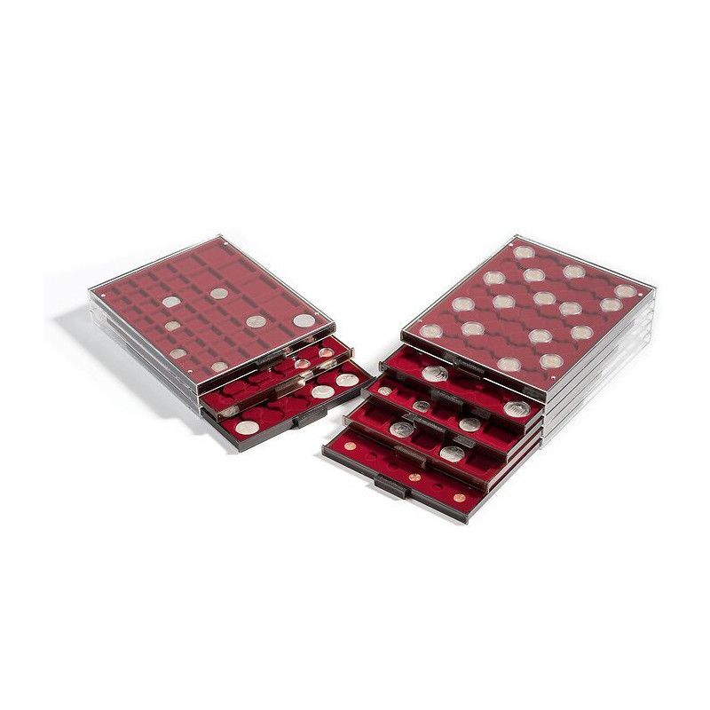 Medaillier Fumé à 48 Cases Carrées MB48 Pour Capsules De Champagne