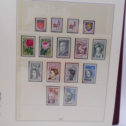 Collection timbres de France 1953-1965 neuf** complet en album Lindner.