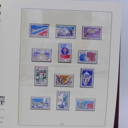 Collection timbres de France 1976-1982 neuf** complet en album Lindner.