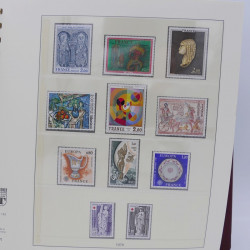 Collection timbres de France 1976-1982 neuf** complet en album Lindner.