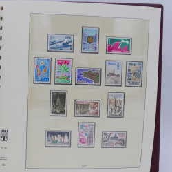 Collection timbres de France 1976-1982 neuf** complet en album Lindner.