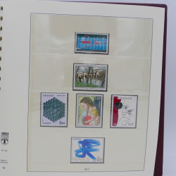 Collection timbres de France 1976-1982 neuf** complet en album Lindner.