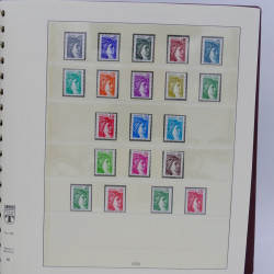 Collection timbres de France 1976-1982 neuf** complet en album Lindner.