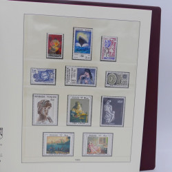 Collection timbres de France 1976-1982 neuf** complet en album Lindner.