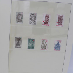 Collection timbres de France 1983-1989 neuf** complet en album Lindner.