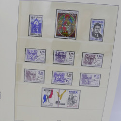 Collection timbres de France 1983-1989 neuf** complet en album Lindner.