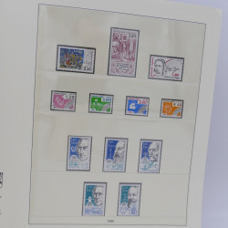 Collection timbres de France 1983-1989 neuf** complet en album Lindner.