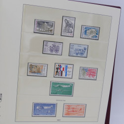 Collection timbres de France 1983-1989 neuf** complet en album Lindner.