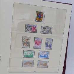 Collection timbres de France 1983-1989 neuf** complet en album Lindner.