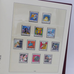 Collection timbres de France 1983-1989 neuf** complet en album Lindner.