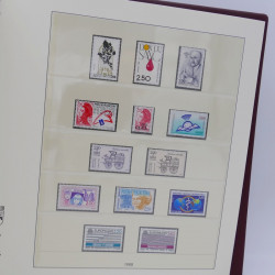 Collection timbres de France 1983-1989 neuf** complet en album Lindner.