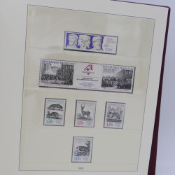 Collection timbres de France 1983-1989 neuf** complet en album Lindner.