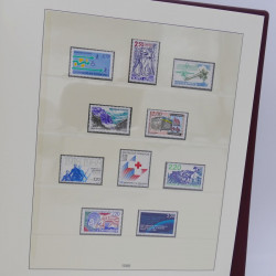 Collection timbres de France 1983-1989 neuf** complet en album Lindner.