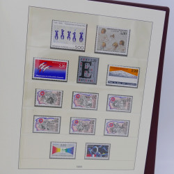 Collection timbres de France 1983-1989 neuf** complet en album Lindner.