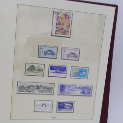 Collection timbres de France 1983-1989 neuf** complet en album Lindner.