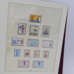 Collection timbres de France 1983-1989 neuf** complet en album Lindner.