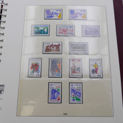 Collection timbres de France 1990-1997 neuf** complet en album Lindner.