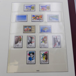 Collection timbres de France 1990-1997 neuf** complet en album Lindner.