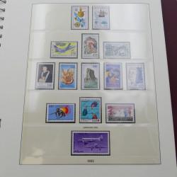 Collection timbres de France 1990-1997 neuf** complet en album Lindner.