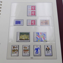 Collection timbres de France 1990-1997 neuf** complet en album Lindner.