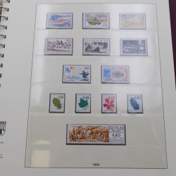 Collection timbres de France 1990-1997 neuf** complet en album Lindner.