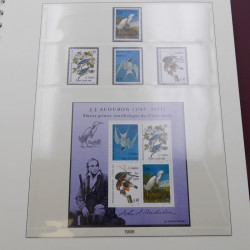 Collection timbres de France 1990-1997 neuf** complet en album Lindner.