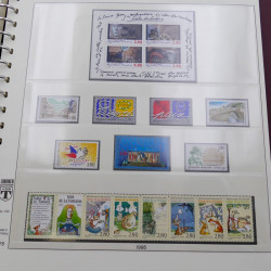 Collection timbres de France 1990-1997 neuf** complet en album Lindner.