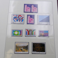 Collection timbres de France 1990-1997 neuf** complet en album Lindner.