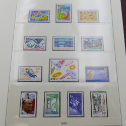 Collection timbres de France 1990-1997 neuf** complet en album Lindner.