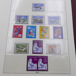 Collection timbres de France 1990-1997 neuf** complet en album Lindner.