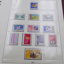 Collection timbres de France 1990-1997 neuf** complet en album Lindner.