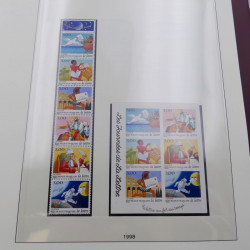 Collection timbres de France 1998-2001 neuf** complet en album Lindner.