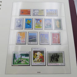 Collection timbres de France 1998-2001 neuf** complet en album Lindner.