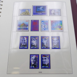 Collection timbres de France 1998-2001 neuf** complet en album Lindner.